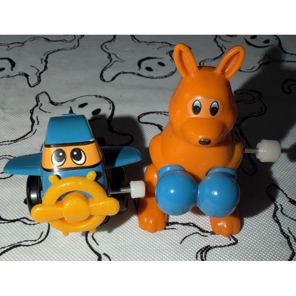 Vintage Tomy Wind Up/Wind-Up & Flip Toys Lot Of 2 1978